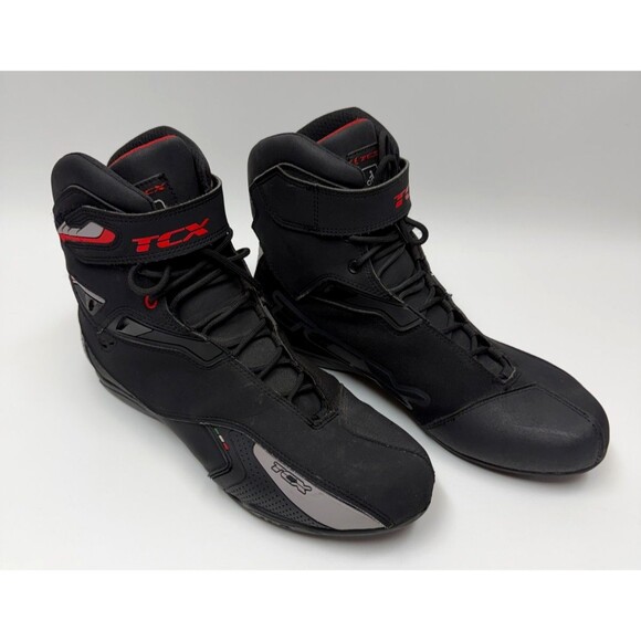 TCX X-Road Waterproof Motorcycle Riding Boots Black Red Men\'s US 12 EU 46 main image 5